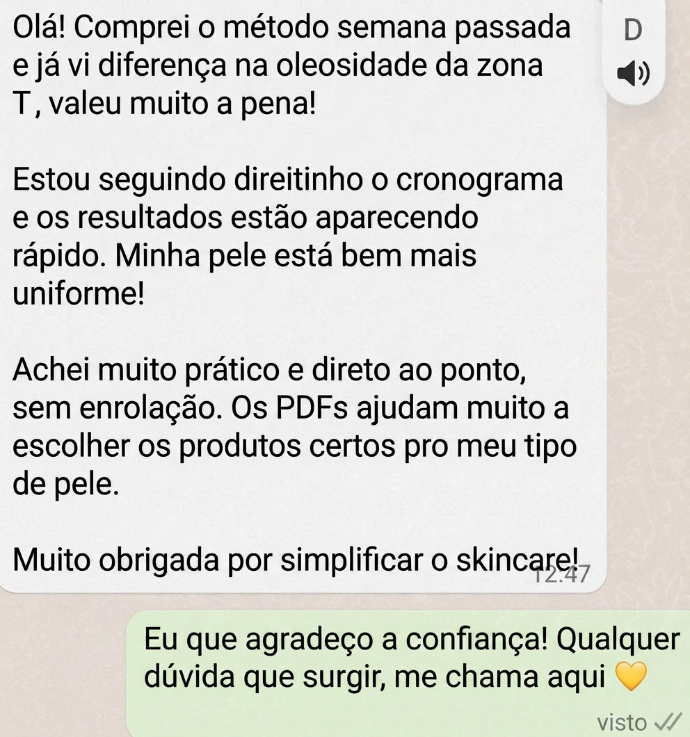 Print de mensagem real de aluna 2