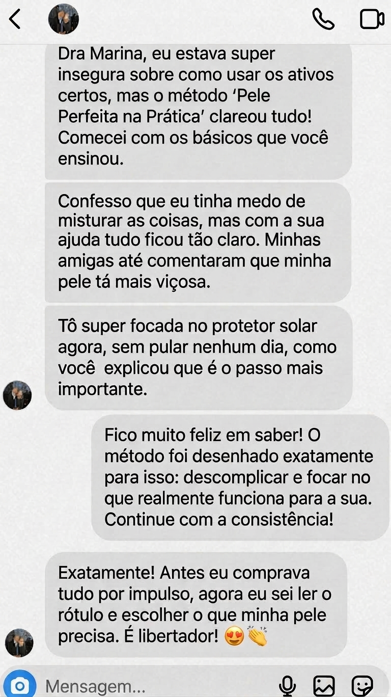 Print de mensagem real de aluna 3